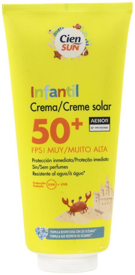 La crema solar infantil Cien Sun, de marca LIDL, és la pitjor de tot el mercat, segons l'OCU
