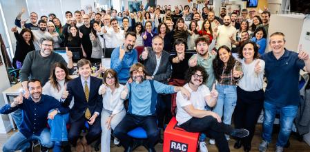 Els equips de RAC1 celebren el rècord d'audiència